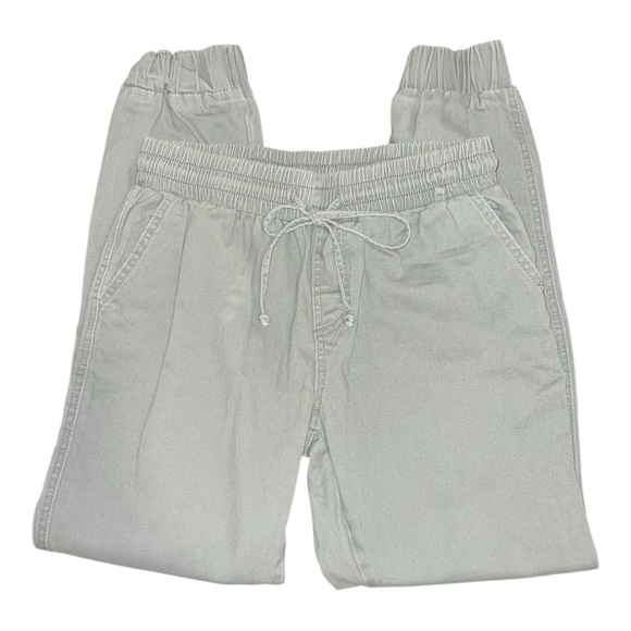 denim flavour Pants - Denim Flavour Light Green Joggers Larg
